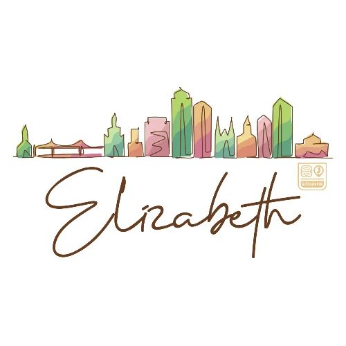 Elizabeth Skyline 04 - Men's Premium T-Shirt