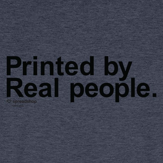Printed in black