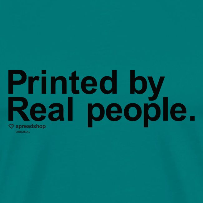 Printed in black