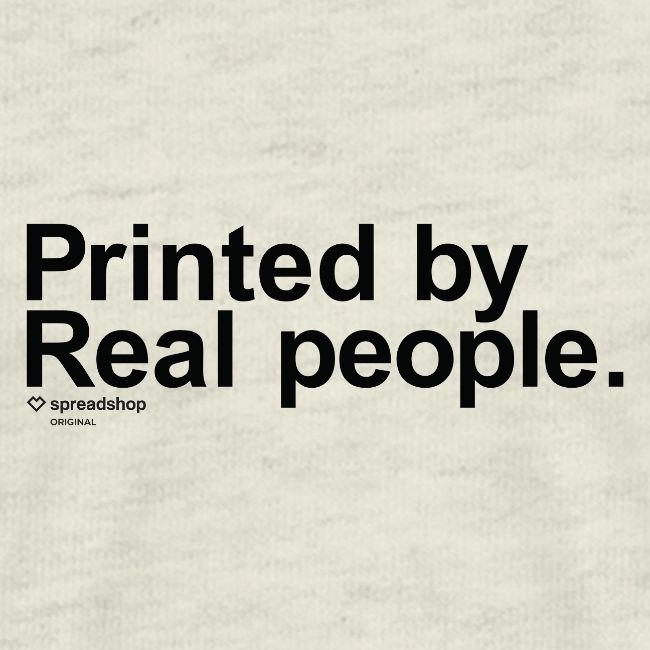 Printed in black