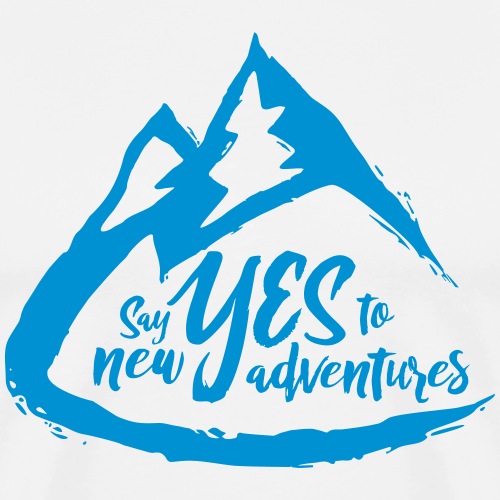 Say Yes to Adventure - Coloured - Men's Premium T-Shirt