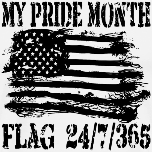 My Pride Month American Flag 24/7/365 © - Men's Premium T-Shirt