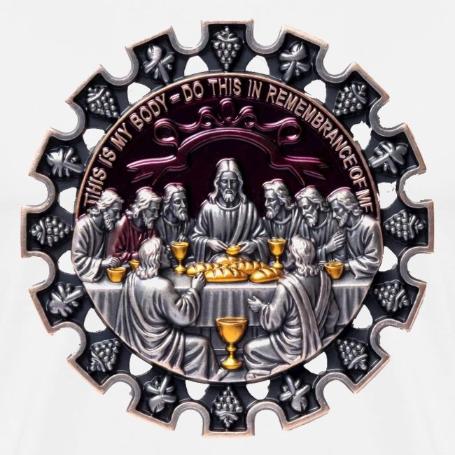 Last Supper Communion T Shirt, Faith Gift