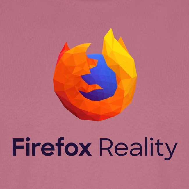 Firefox Reality - Transparent, Vertical, Dark Text
