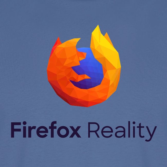 Firefox Reality - Transparent, Vertical, Dark Text