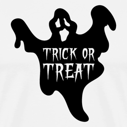 Trick or Treat Halloween Gift ghost T-Shirt - Men's Premium T-Shirt