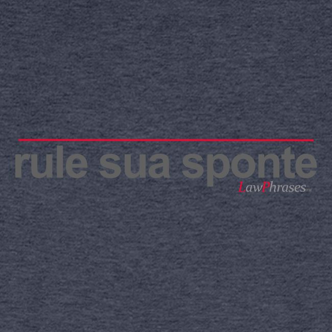 rule sua sponte