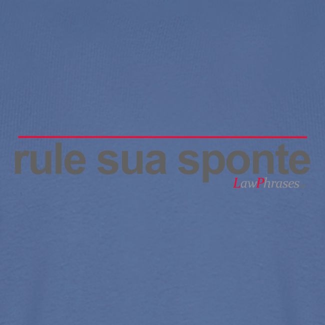 rule sua sponte