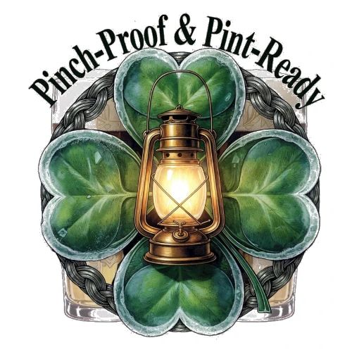 Pinch-Proof Lantern Clover T-Shirt - Men's Premium T-Shirt