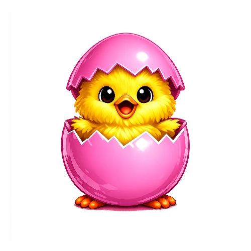 Easter Chick Pink