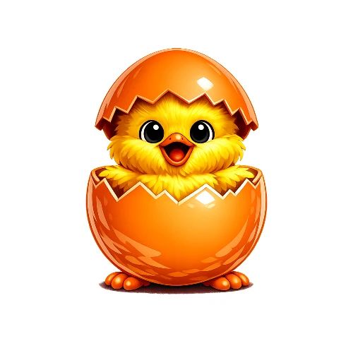 Easter Chick Orange - Men's Premium T-Shirt
