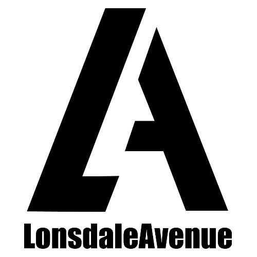 Lonsdale Avenue Logo Black Text - Men's Premium T-Shirt