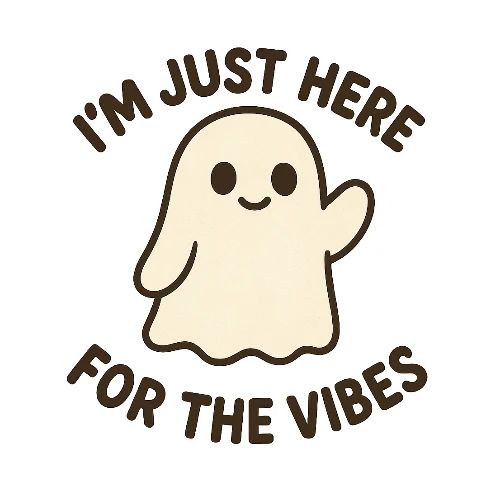 Playful Ghost Vibes - Men's Premium T-Shirt