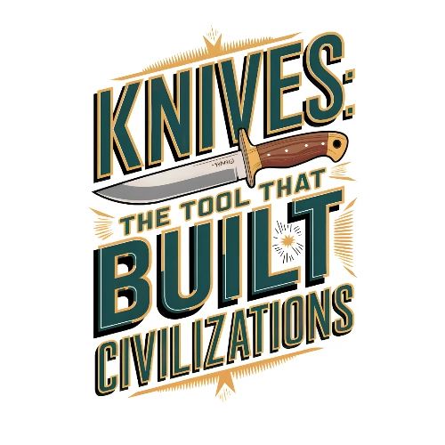 Knives The Tool That Built Civilizations - Men's Premium T-Shirt
