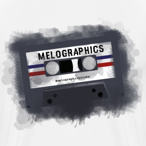 Melographics Cassette Graffiti - Men's Premium T-Shirt