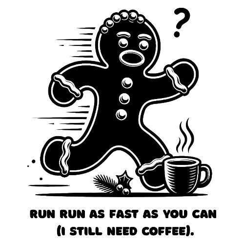 Gingerbread Man T-Shirt - Men's Premium T-Shirt