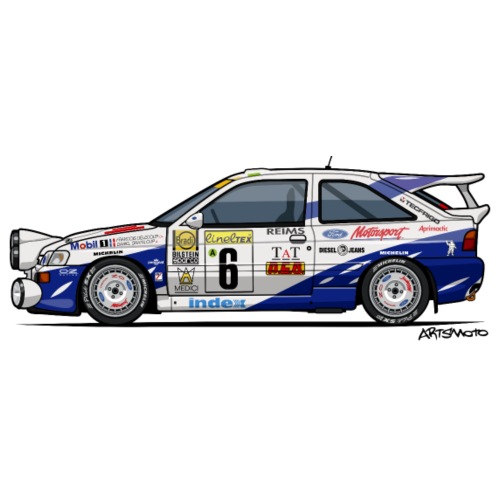 Ford Escort RS Cosworth Rally Monte Carlo - Men's Premium T-Shirt