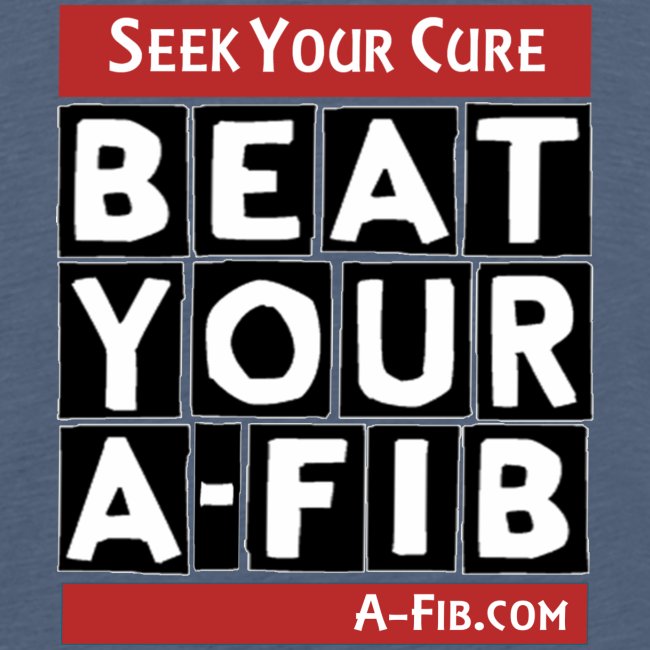 beatyourafib seek your cure block letters