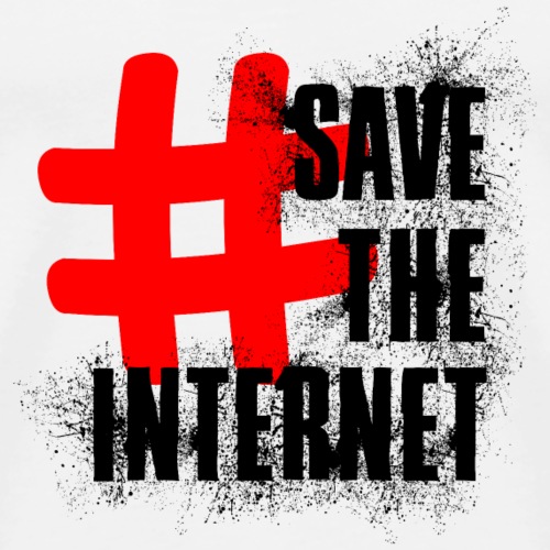 Save The Internet #savetheinternet Shirt Gift Idea - Men's Premium T-Shirt