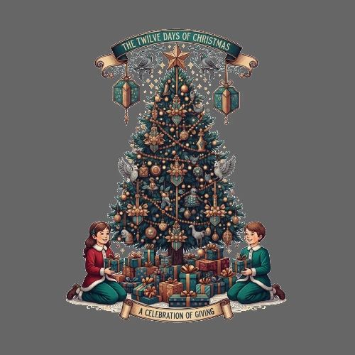 Twelve Days of Christmas T-Shirt - Men's Premium T-Shirt