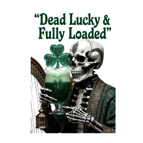 Lucky Skeleton Stout T-Shirt - Men's Premium T-Shirt