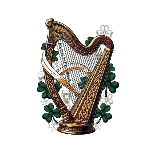 Emerald Harp Shenanigans T-Shirt - Men's Premium T-Shirt