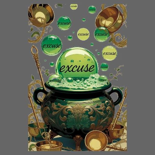 Emerald Excuses Cauldron Graphic Tee - Men's Premium T-Shirt