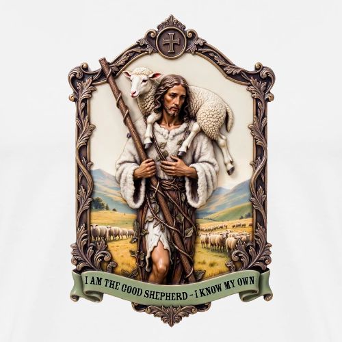 I Am The Good Shepherd T Shirt, Christian Gift - Men's Premium T-Shirt