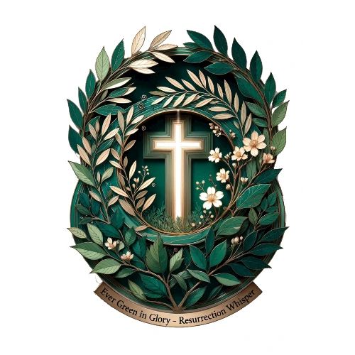 Easter Ever Green in Glory Laurel T Shirt, Gift