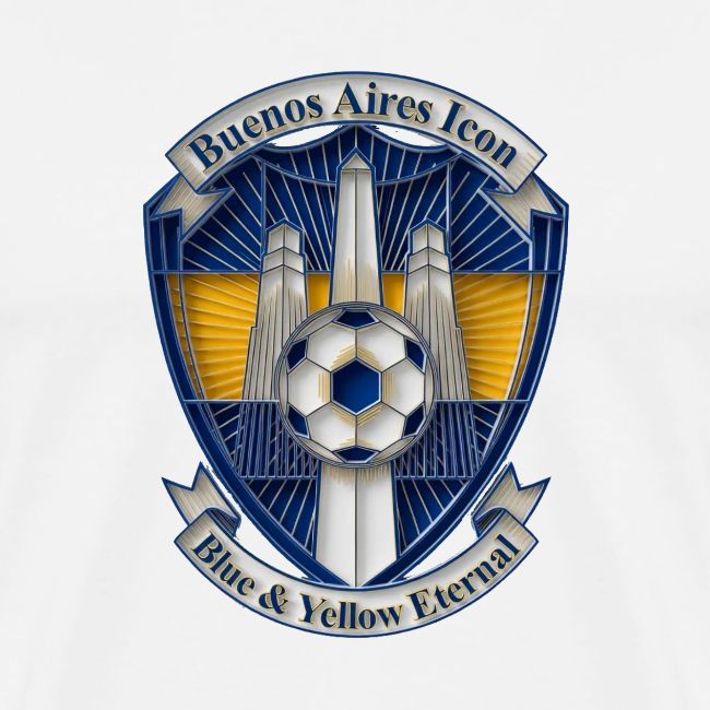 Buenos Aires Icon T Shirt, Soccer City Pride Gift