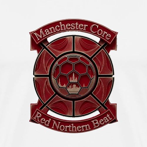 Manchester Is Red T Shirt, Soccer City Pride Gift - Men's Premium T-Shirt