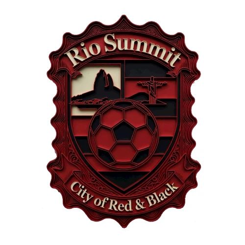 Flamengo Scarlet Summit T-Shirt, Football Gift - Men's Premium T-Shirt