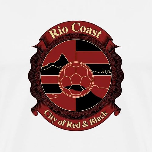 Flamengo Rio Coast T Shirt, Football Pride Gift - Men's Premium T-Shirt