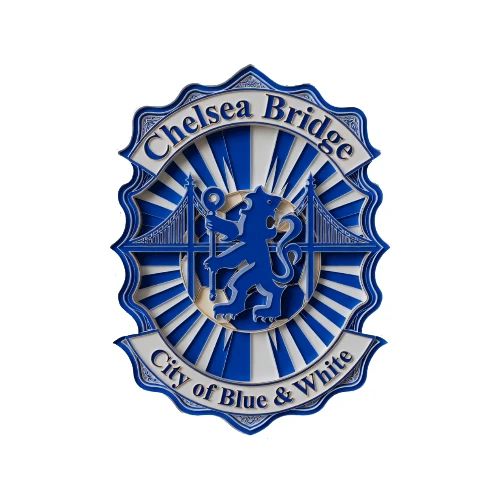 Chelsea Blue Bridge T Shirt, Soccer Fan Gift - Men's Premium T-Shirt