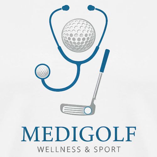 MEDIGOLF Wellness & Sport - Doctor Golf Gift Tee - Men's Premium T-Shirt