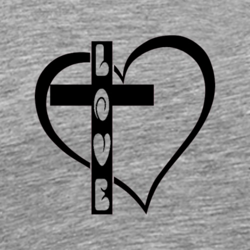 Love Jesus Heart - Men's Premium T-Shirt