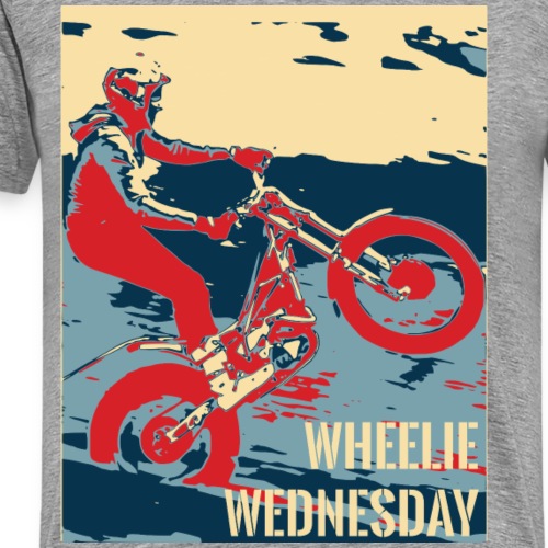 Wheelie Wednesday Trials Bike - Men's Premium T-Shirt