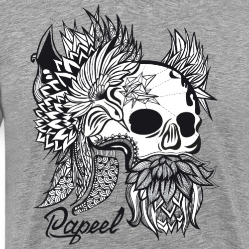 Skullflies Papeel Arts - Men's Premium T-Shirt