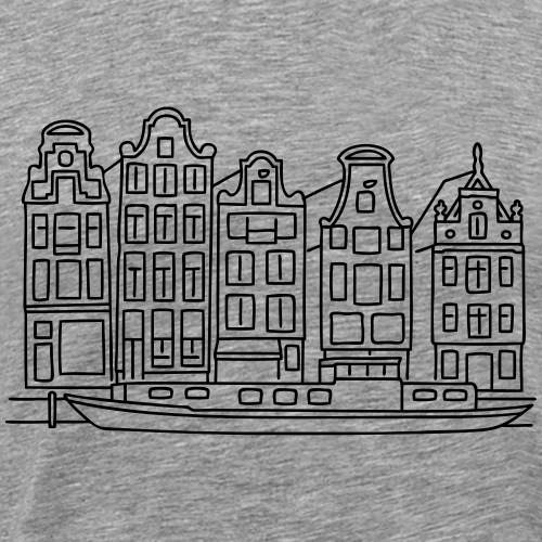 Amsterdam Canal houses - Men's Premium T-Shirt