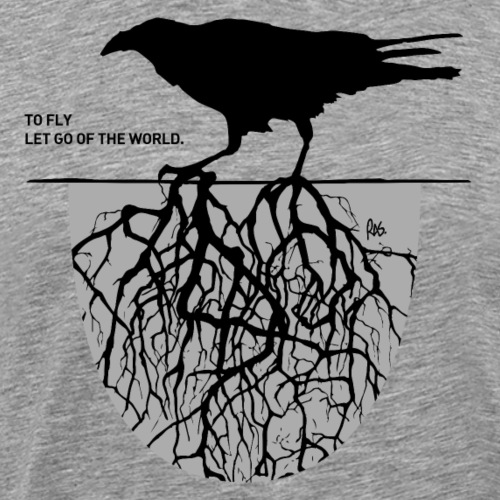 To Fly, Let Go of the World - Men's Premium T-Shirt