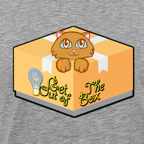 Get Out of The Box Meow T-shirt - Men's Premium T-Shirt