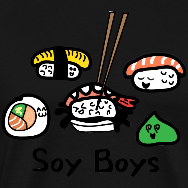 Soy Boys Kawaii Sushi - Anime / Manga Chibi Design