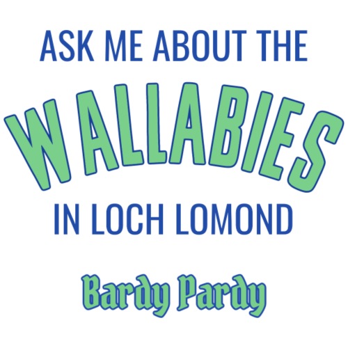 Wallabies in Loch Lomond - Men's Premium T-Shirt