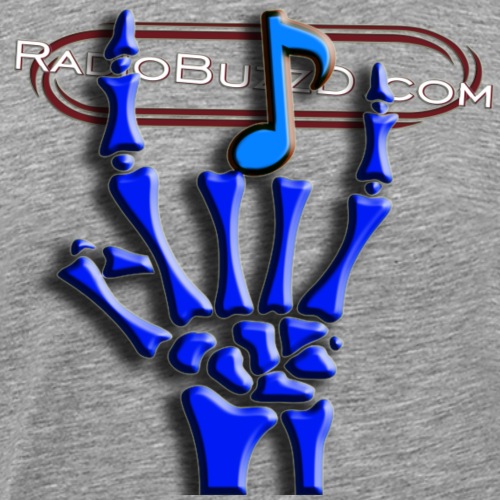 Rock on hand sign the devil's horns RadioBuzzD - Men's Premium T-Shirt