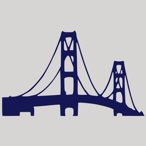 Mackinac Bridge - Men's Premium T-Shirt