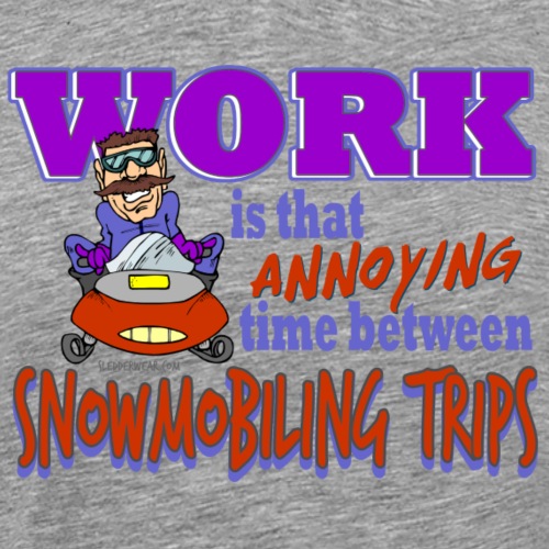 Work Sledding - Men's Premium T-Shirt