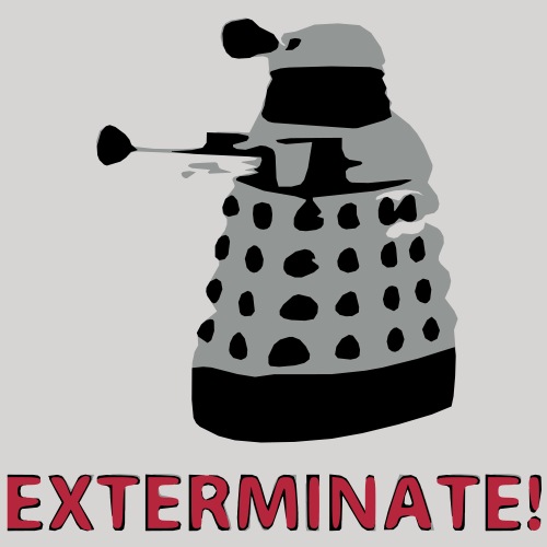 Dalek - exterminate - Men's Premium T-Shirt