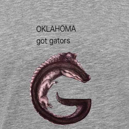 Oklahoma gator - Men's Premium T-Shirt