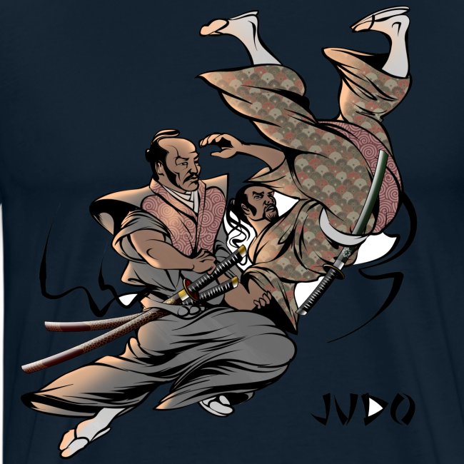 Judo Shirt Design Uki Otoshi Throw