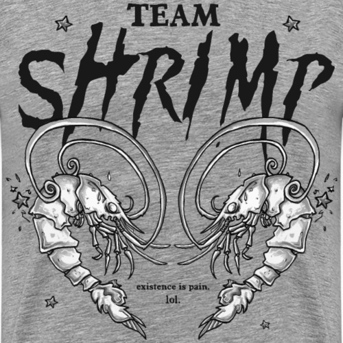 "Team shrimp" by Absurd ART black